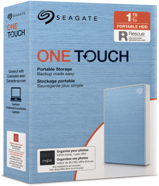 Seagate One Touch 1TB blau