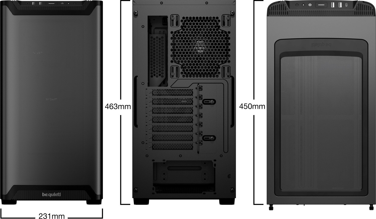 be quiet! Pure Base 501 Airflow
