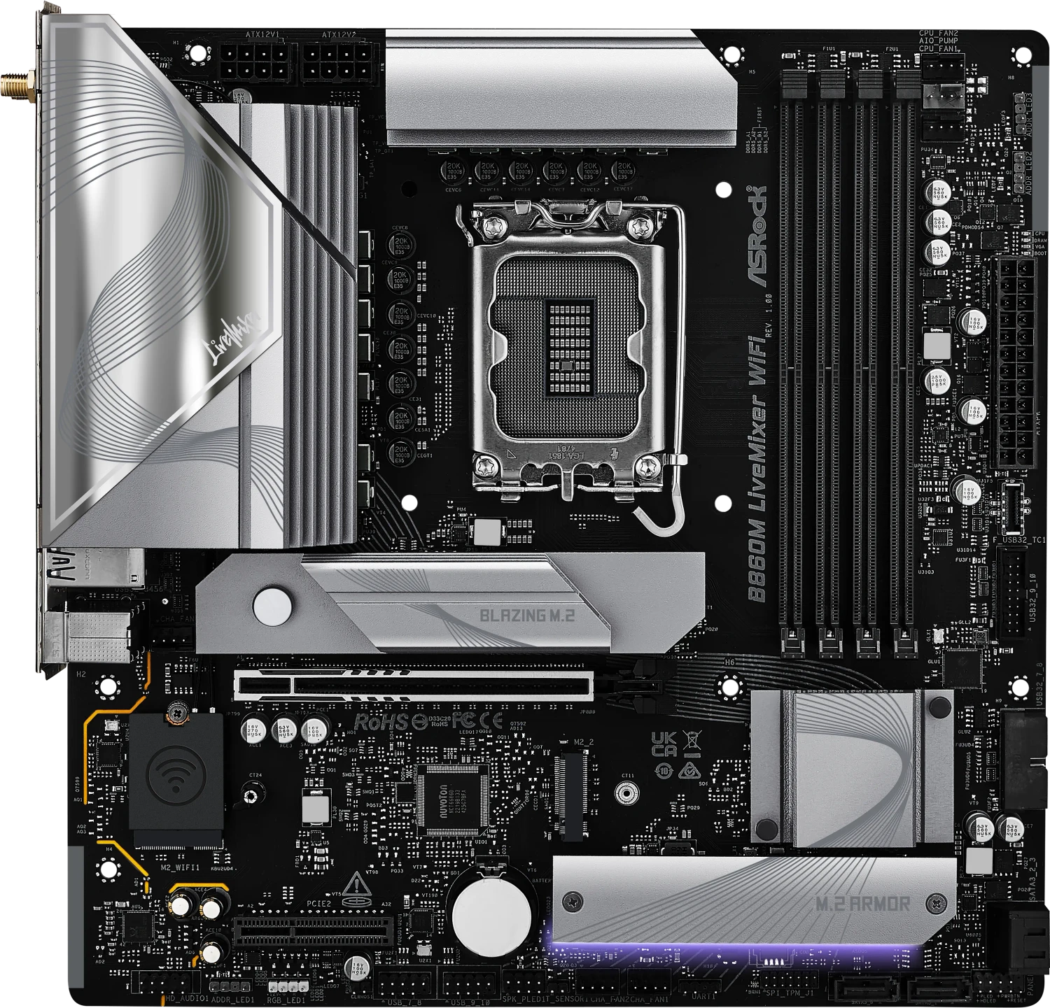 ASRock B860M LiveMixer WiFi 