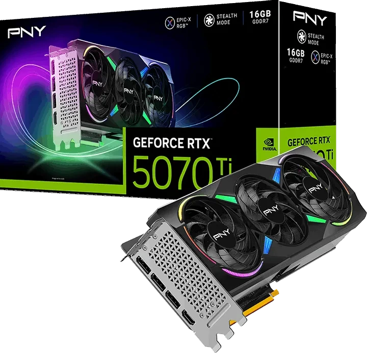 PNY GeForce RTX 5070 Ti ARGB Epic-X RGB OC 16GB
