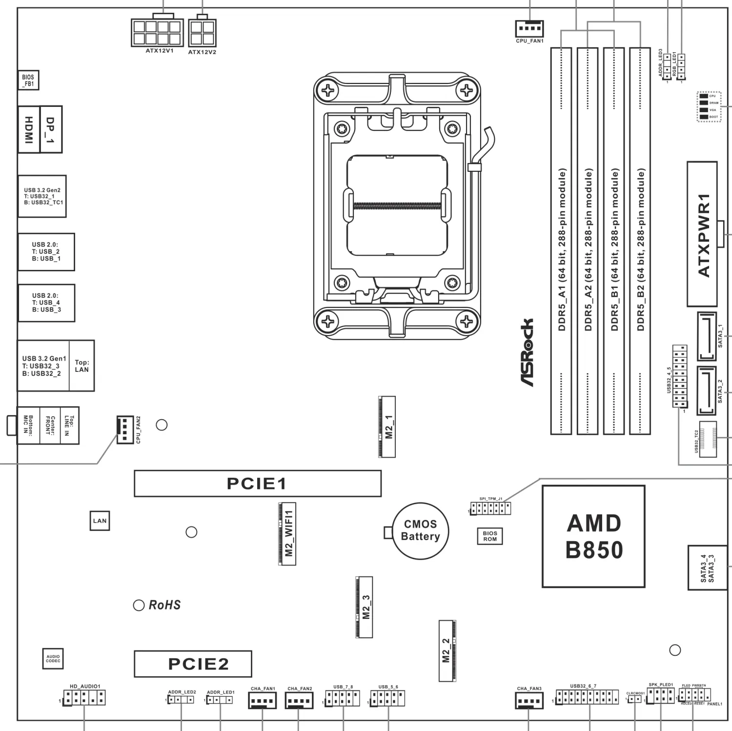 ASRock B850M Pro-A