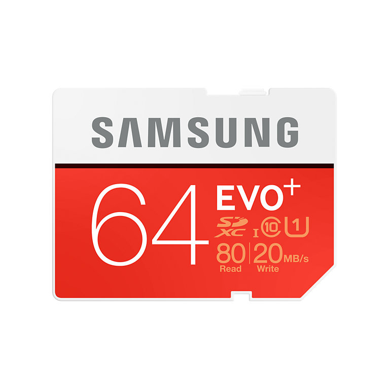 64GB SDXC Samsung Evo Plus