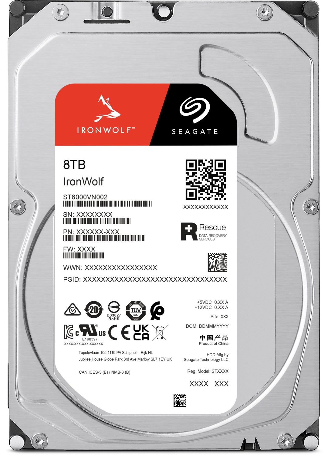 Seagate Ironwolf ST8000VNZ02 8TB