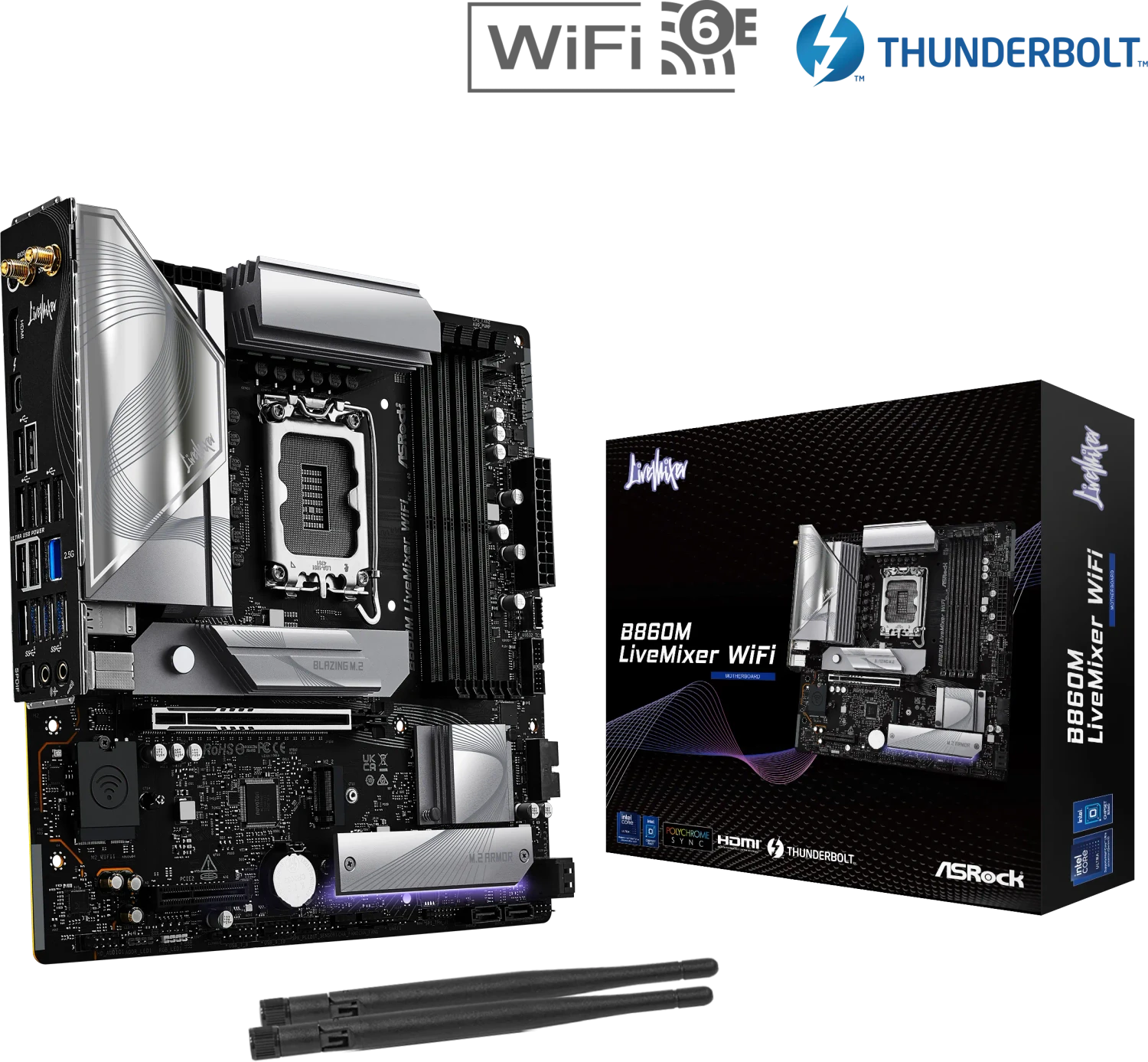 ASRock B860M LiveMixer WiFi 