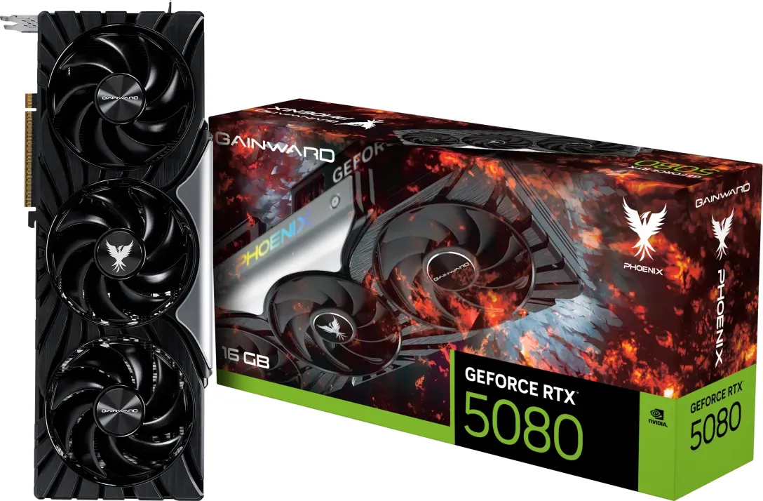Gainward GeForce RTX 5080 Phoenix, 16GB GDDR7, HDMI, 3x DP