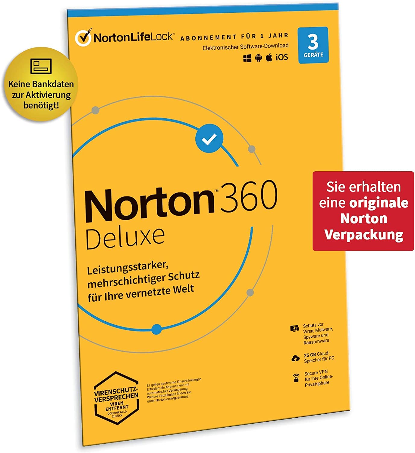 Norton 360 Deluxe - 3 Geräte