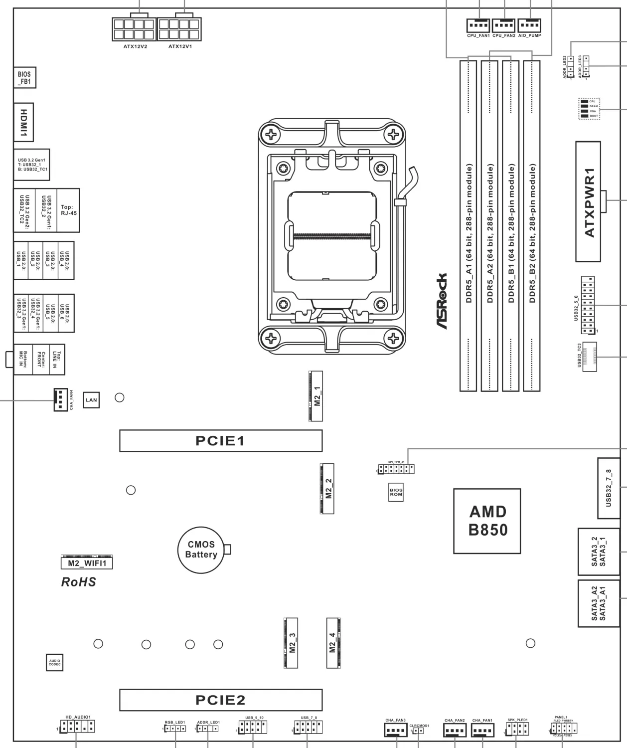 ASRock B850 Pro RS WiFi