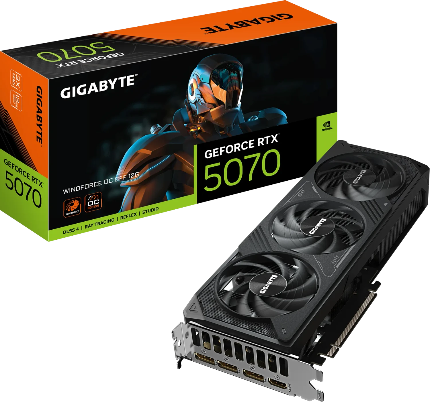 GIGABYTE GeForce RTX 5070 Windforce OC SFF 12G