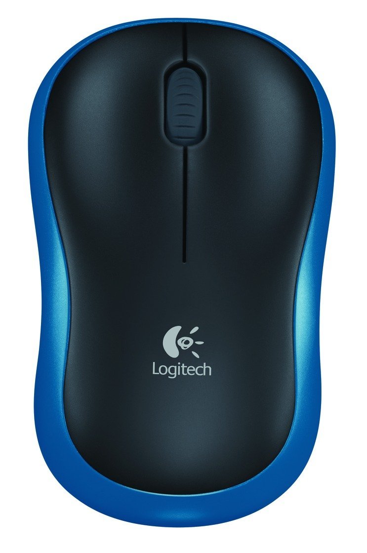 Logitech M185 Wireless Maus blue