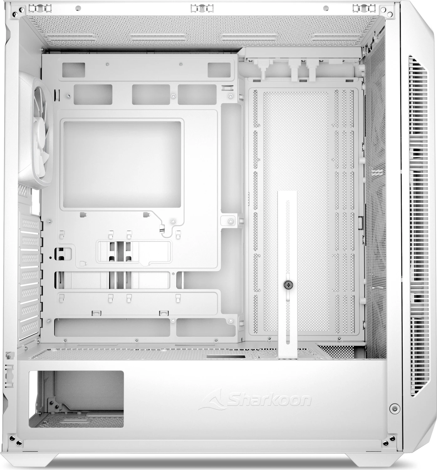 Sharkoon AK5G RGB White, Glasfenster