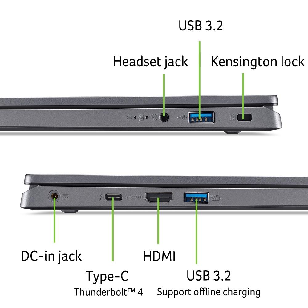 Acer Aspire 17 A17-51M-54HA, Steel Gray