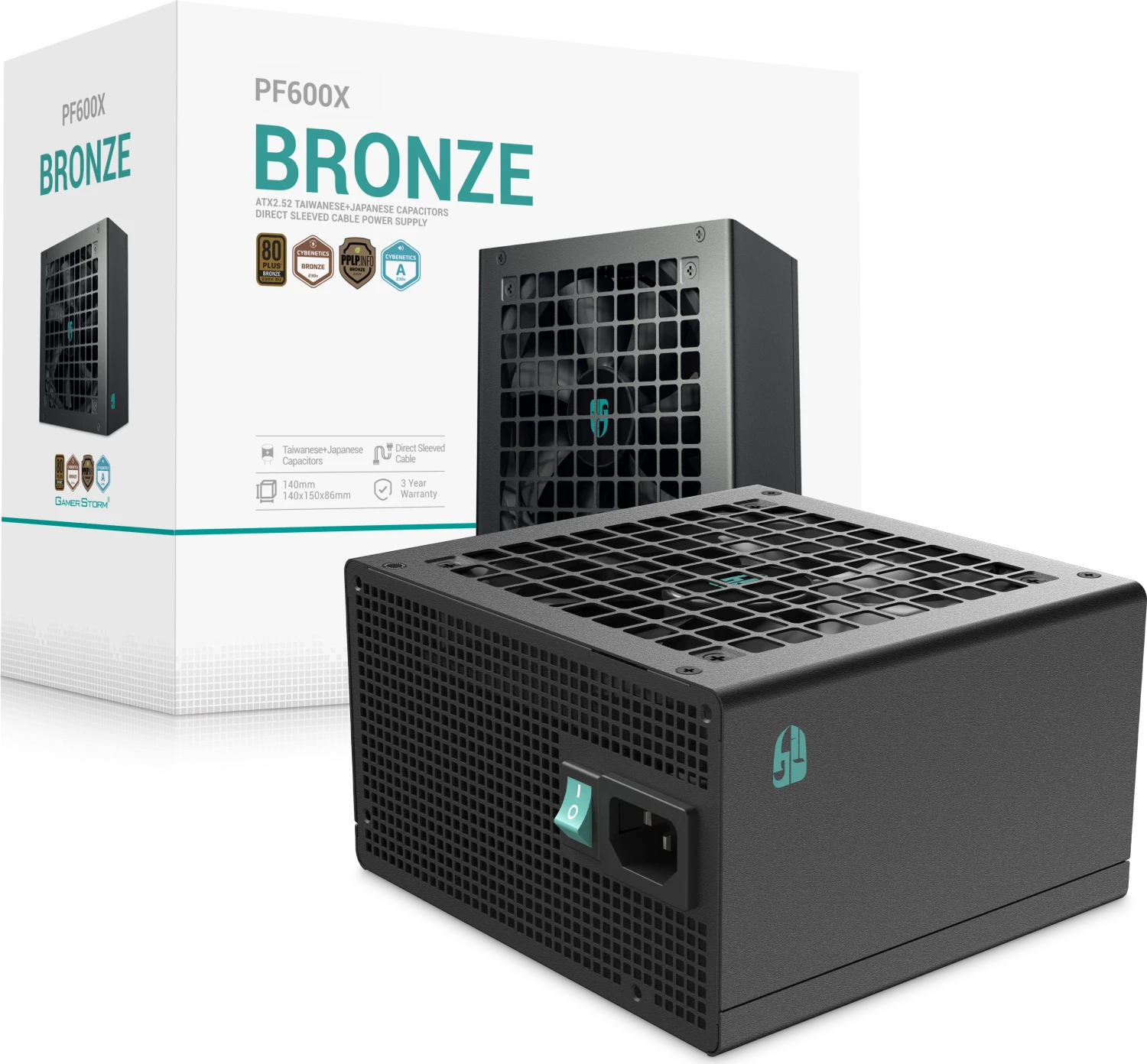 DeepCool GamerStorm PF-X Series PF600X 600W ATX 2.52