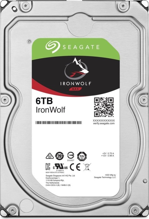 Seagate Ironwolf ST6000VN001 6TB