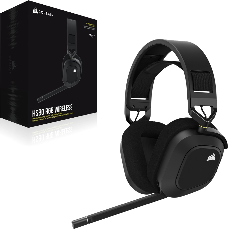 Corsair HS80 RGB WIRELESS Premium-Gaming-Headset