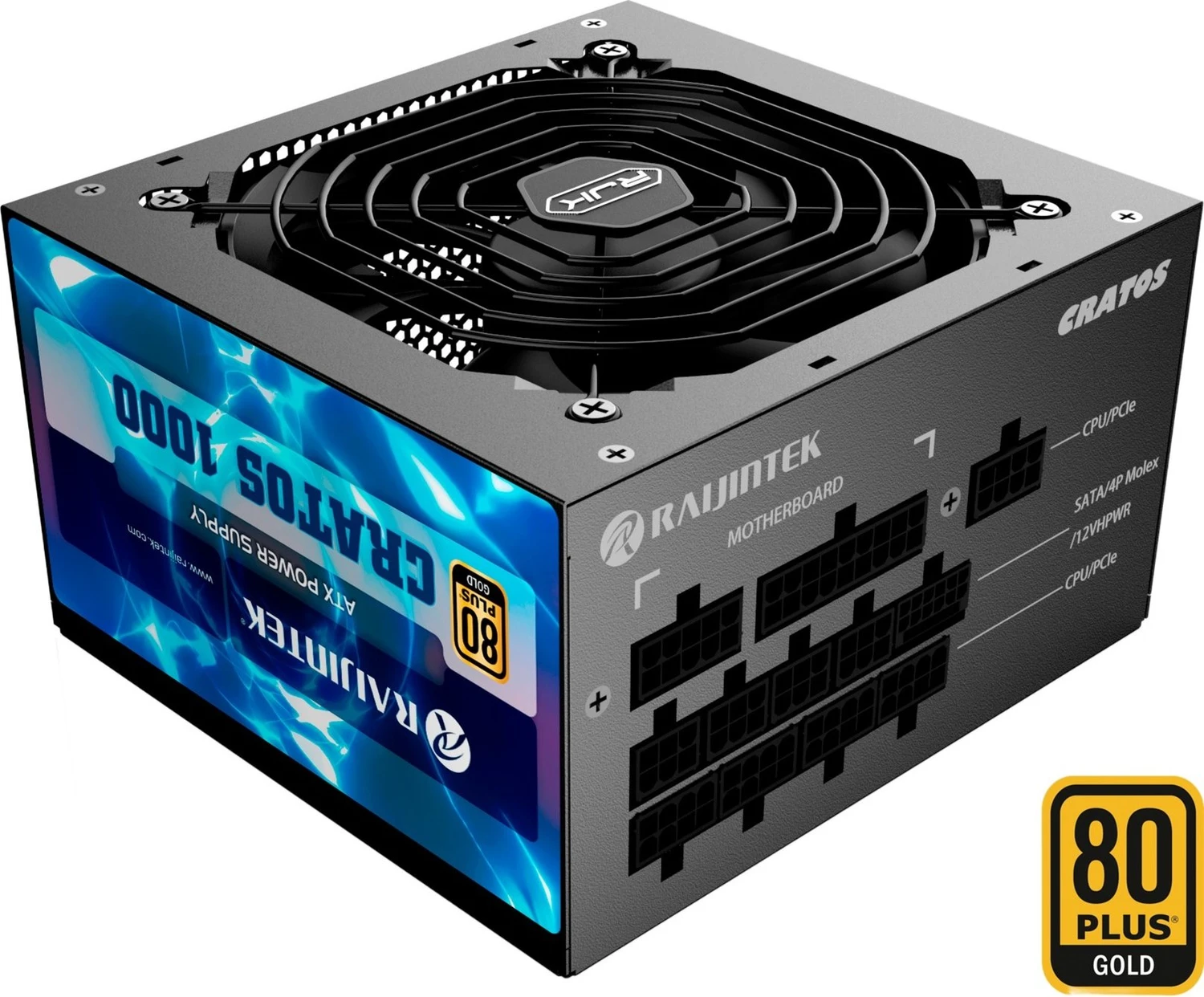 Raijintek CRATOS 1000 BLACK 1000W ATX 3.1