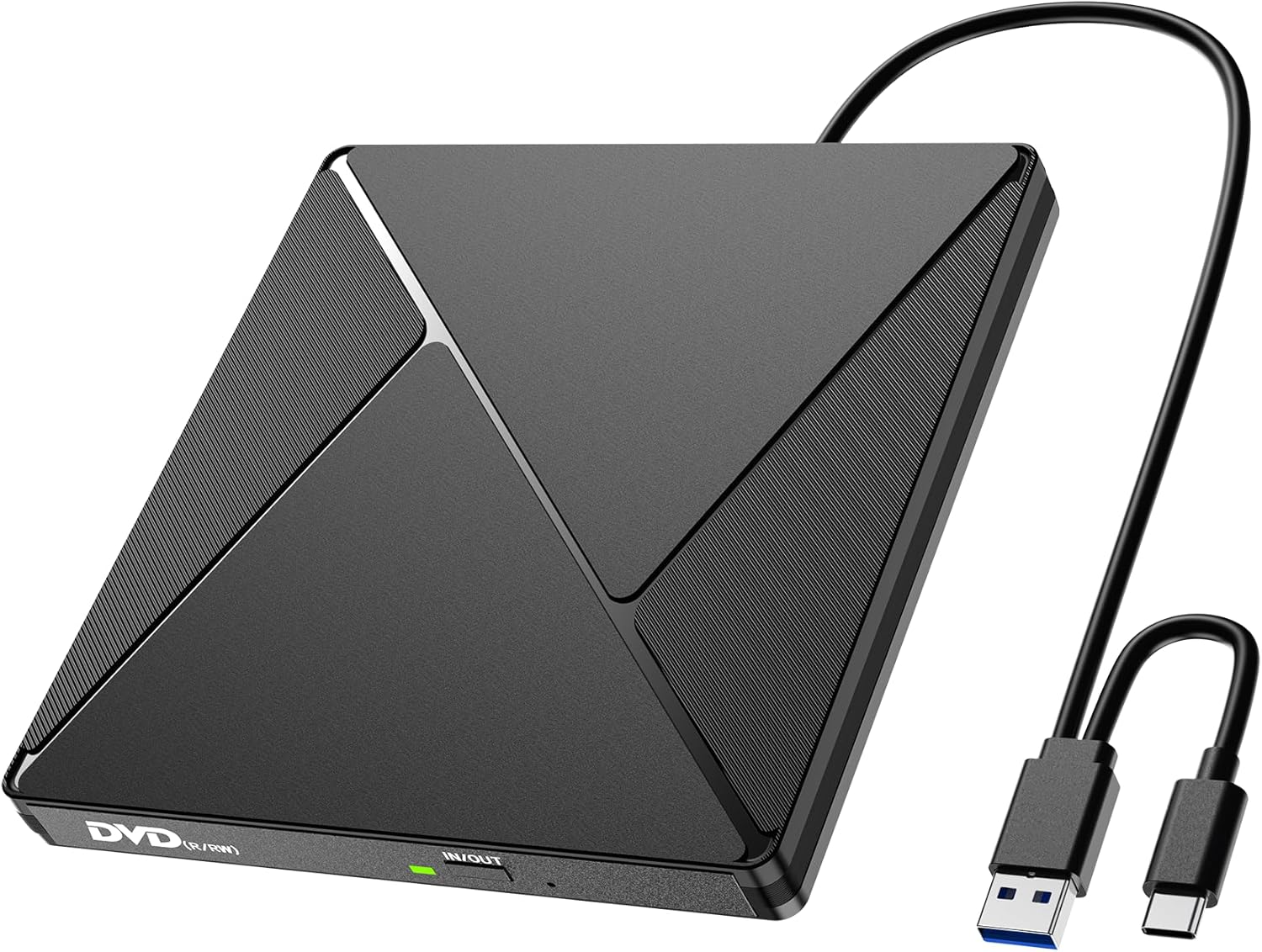 Externes CD DVD Laufwerk, USB 3.0 & USB-C