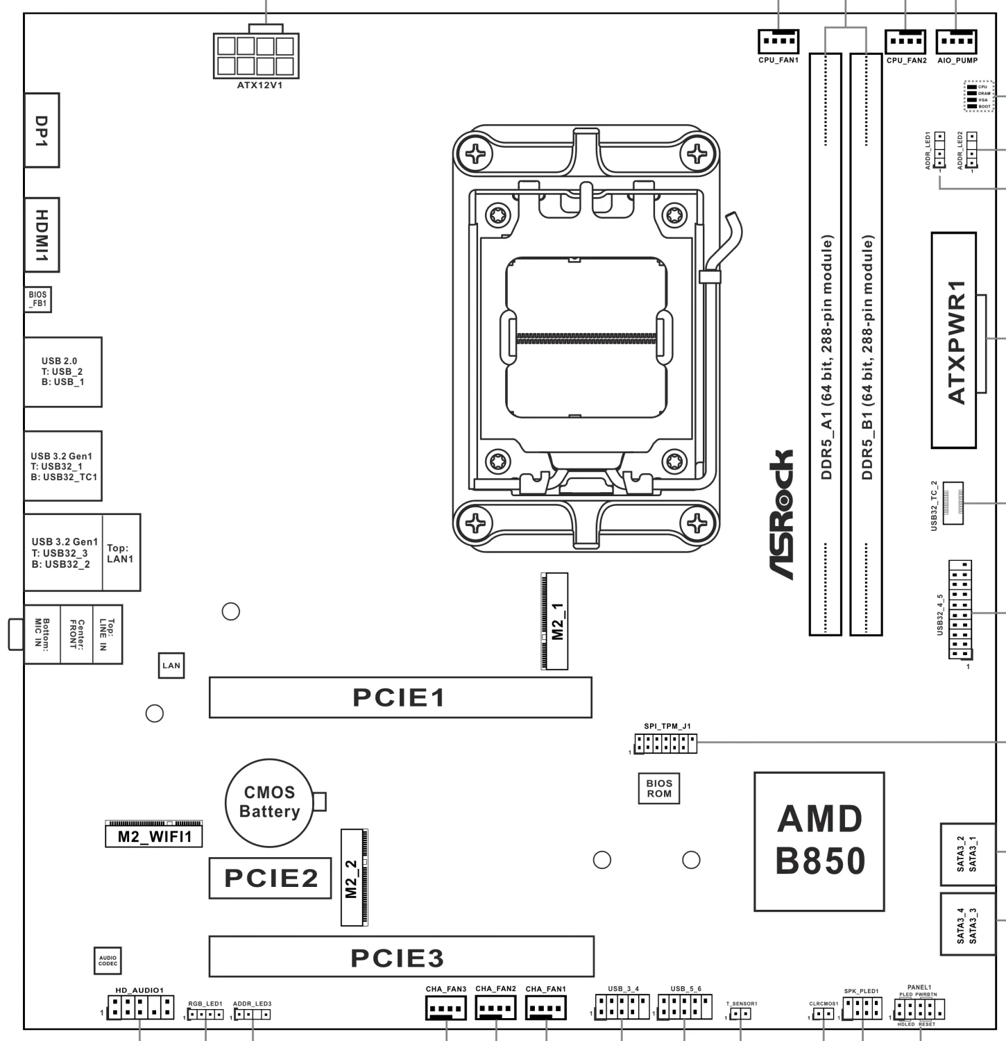 ASRock B850M-X WiFi R2.0