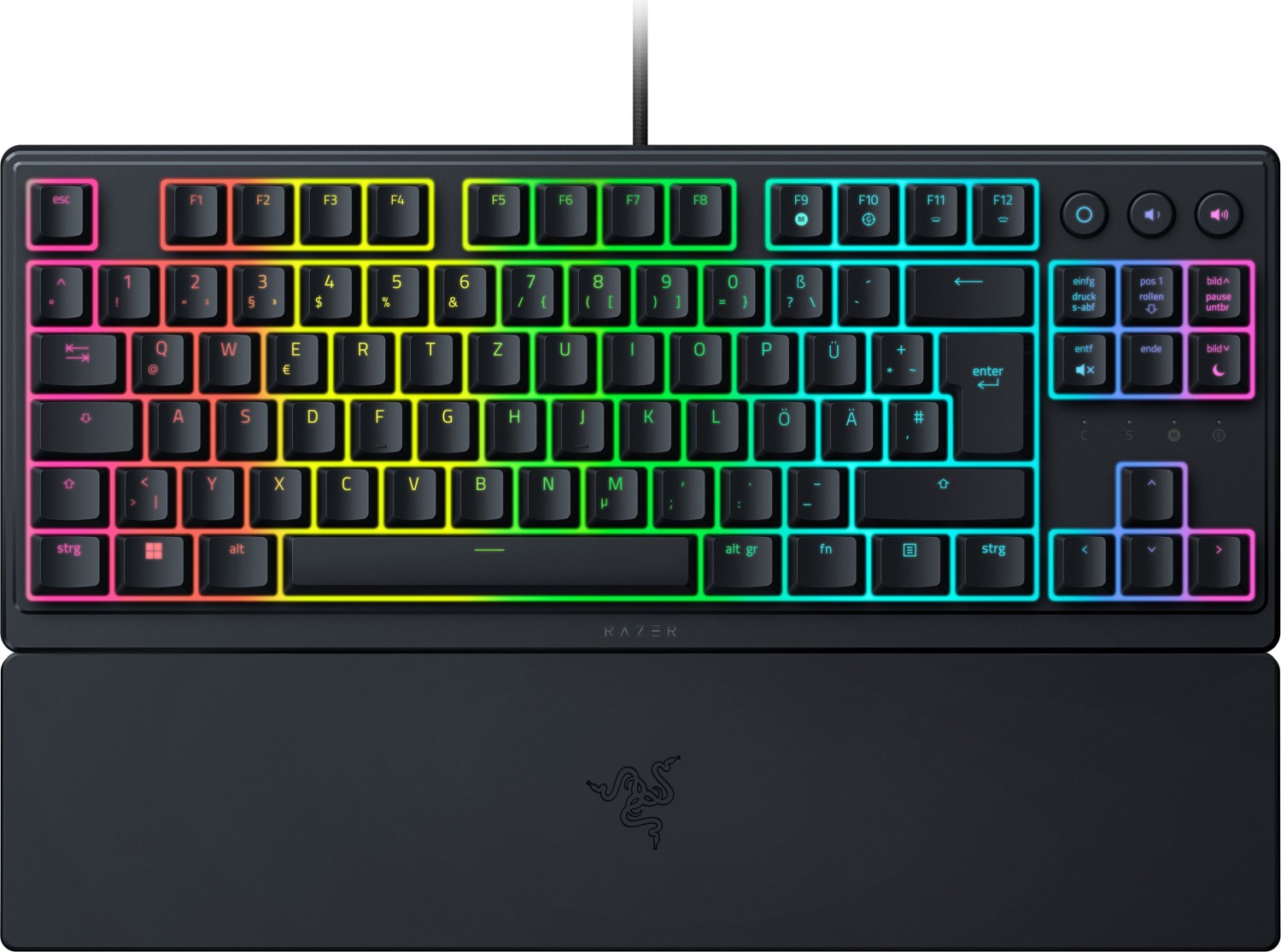 Razer Ornata V3 TKL, 8 RGB Zonen