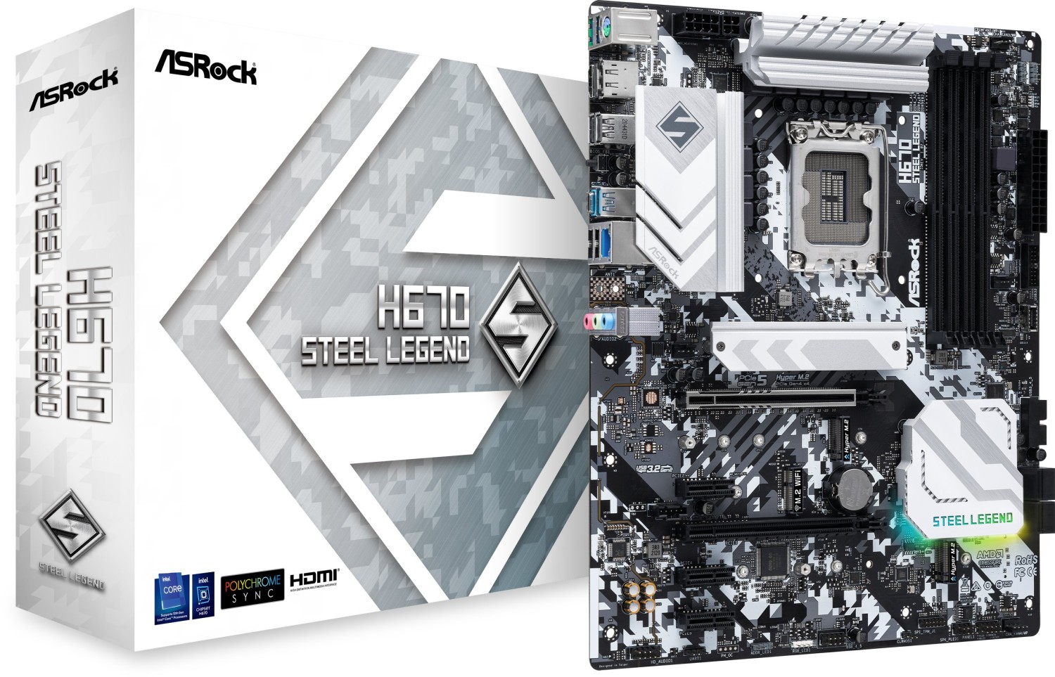 Asrock H670 Steel Legend DDR4