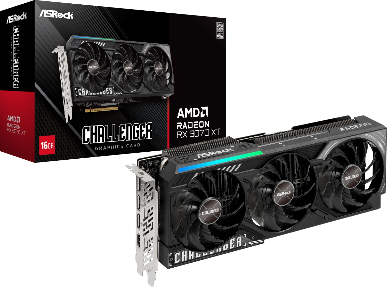 ASRock Radeon RX 9070 XT Challenger 16GB