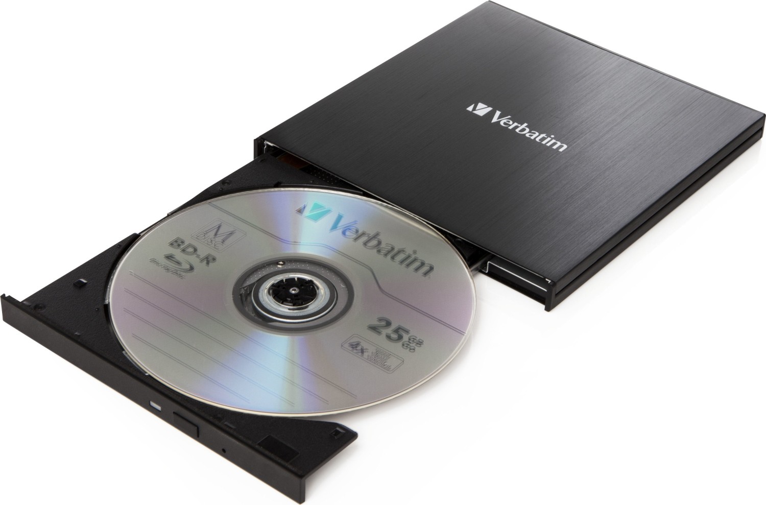 Verbatim Ultra HD 4K External Blu-ray Writer SlimLine, USB-C 3.0