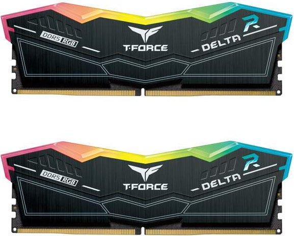 TeamGroup T-Force DELTA RGB schwarz DIMM Kit 32GB, DDR5-6000, CL30-36-36-76