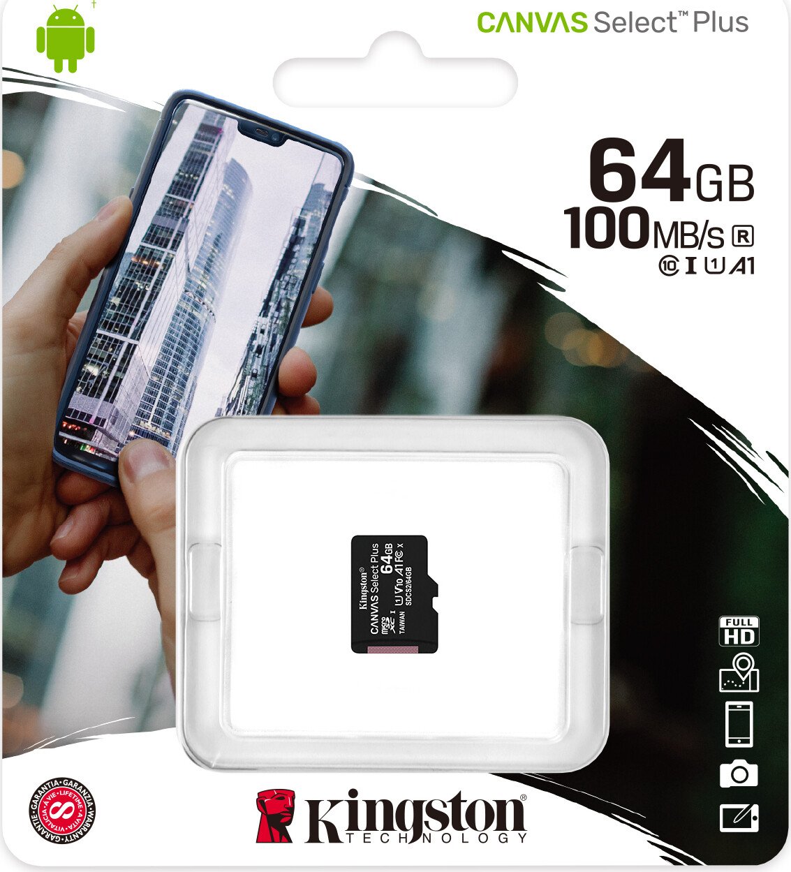 64GB Micro-SD Kingston Canvas Plus