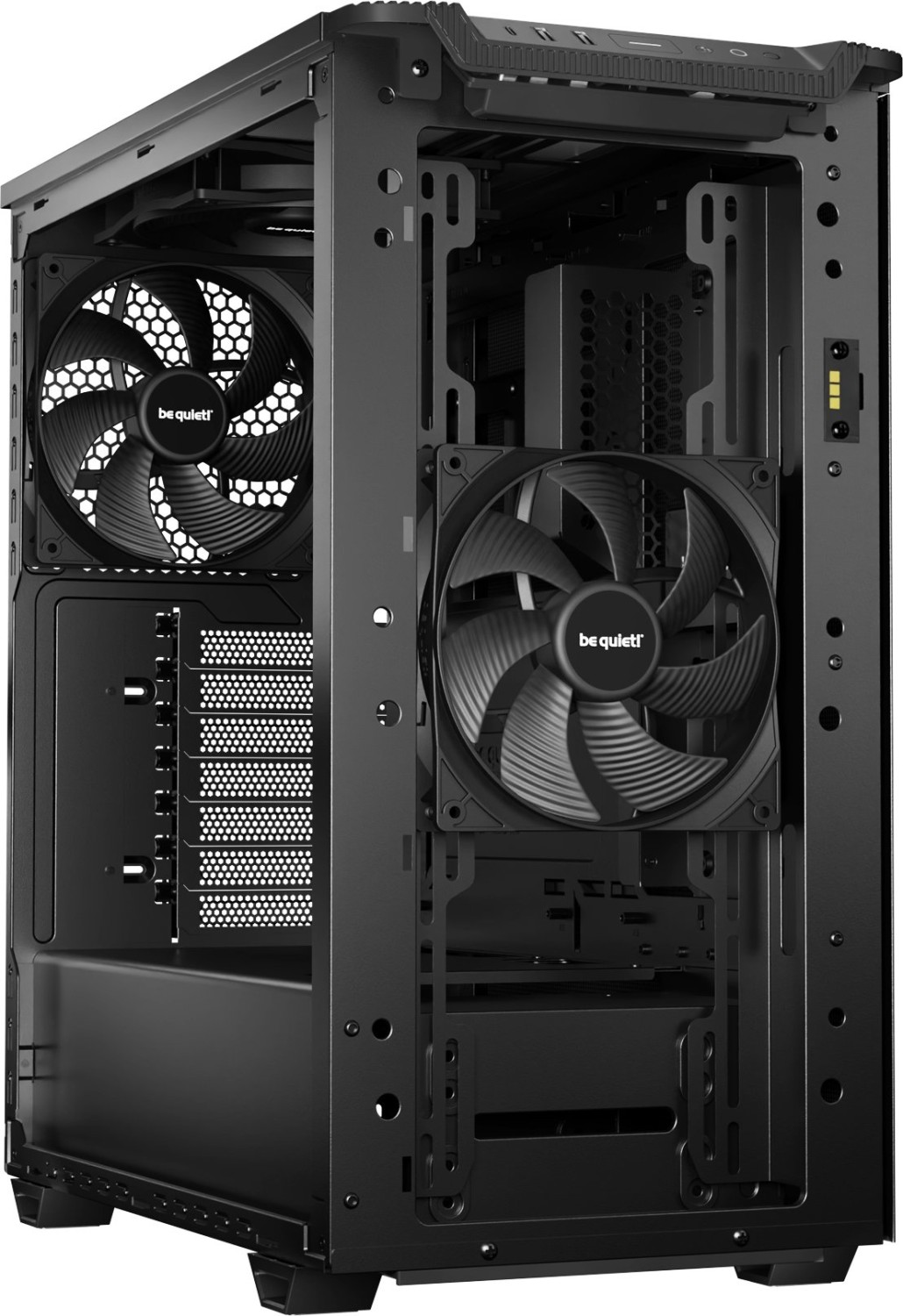 be quiet! Pure Base 501 DX Black, Glasfenster