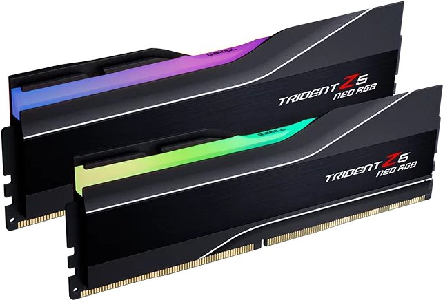 G.Skill Trident Z5 NEO RGB schwarz DIMM Kit 32GB, DDR5-6000, CL32-38-38-96