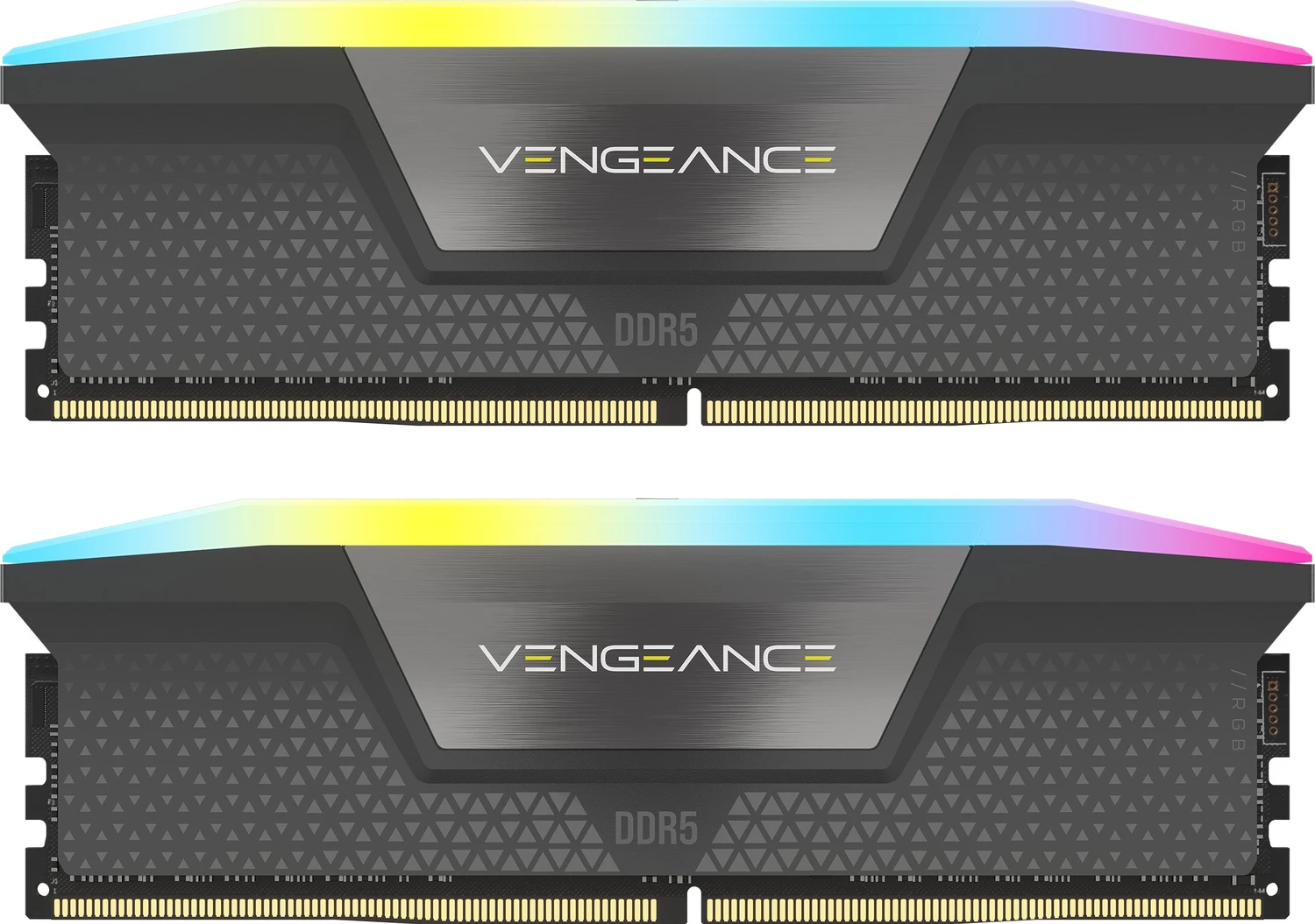 Corsair Vengeance RGB grau UDIMM 32GB Kit, DDR5-6000, CL36-44-44-96