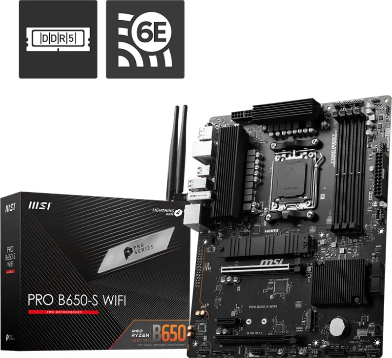 MSI Pro B650-S Wifi