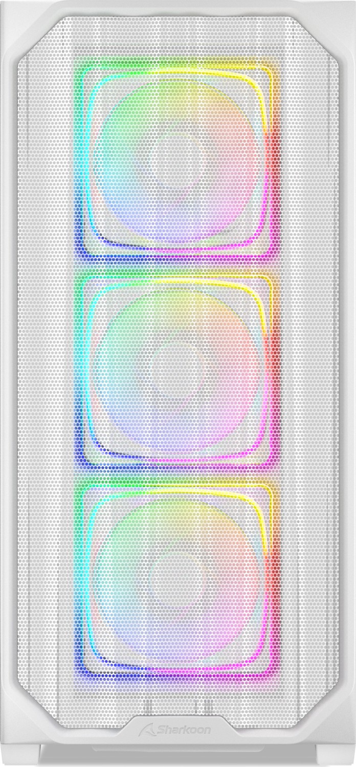 Sharkoon AK5M RGB White, Glasfenster