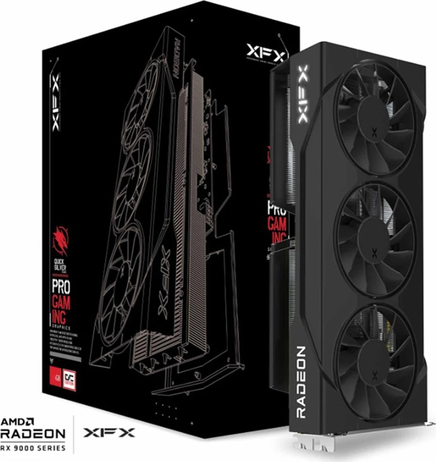 XFX Swift Radeon RX 9060 XT OC Triple Fan Gaming Edition