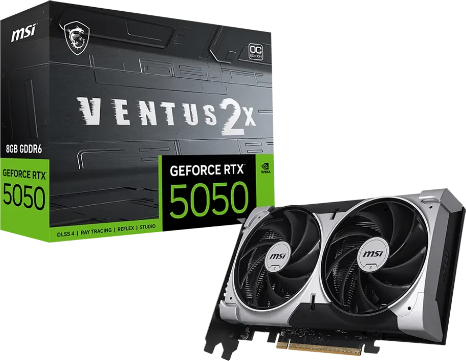 MSI GeForce RTX 5050 8G VENTUS 2X OC