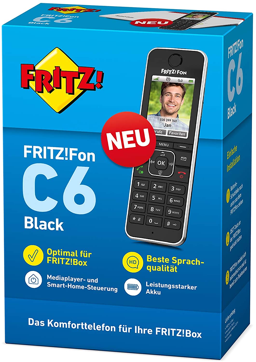 AVM Fritz!Fon C6 schwarz