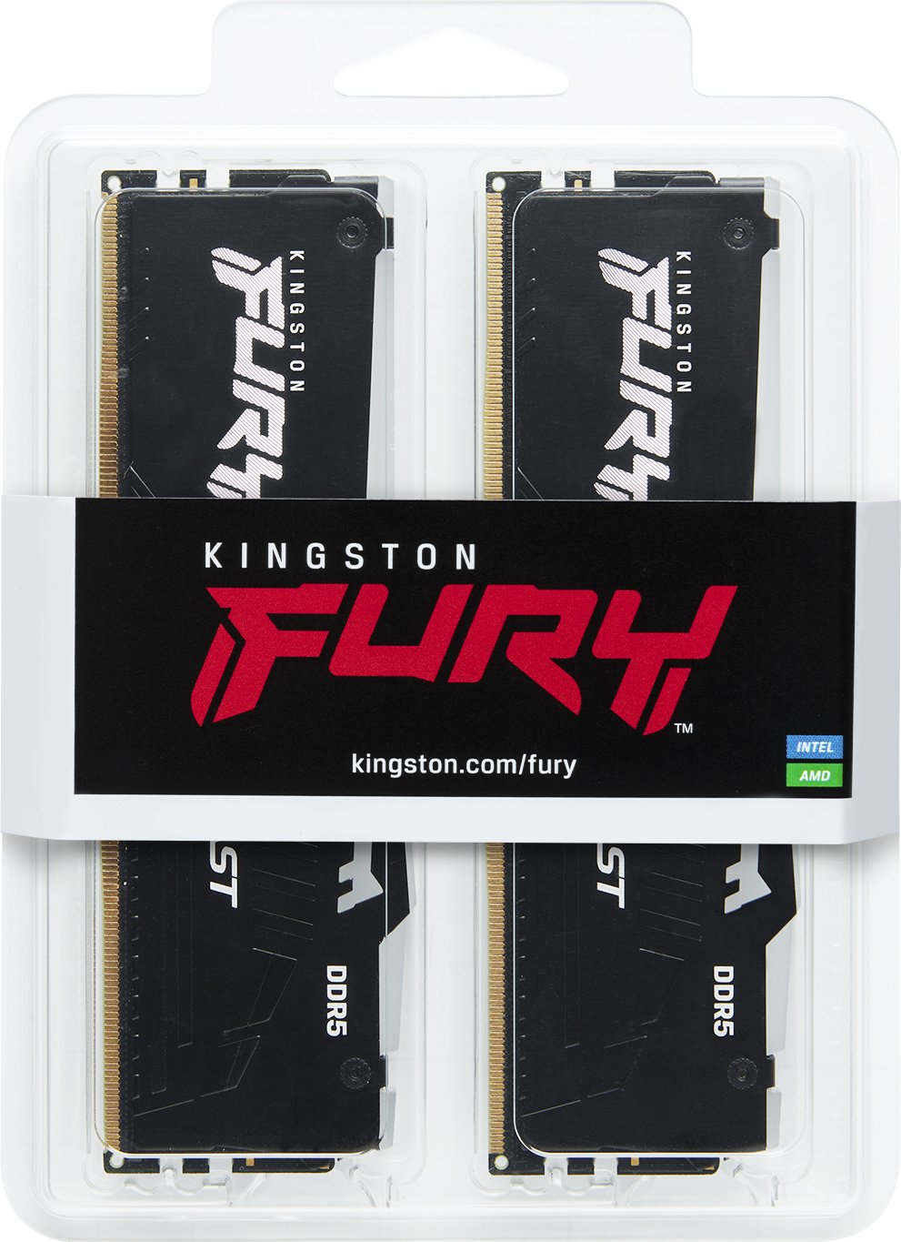 Kingston FURY Beast RGB schwarz UDIMM 32GB Kit, DDR5-6000, CL30-36-36