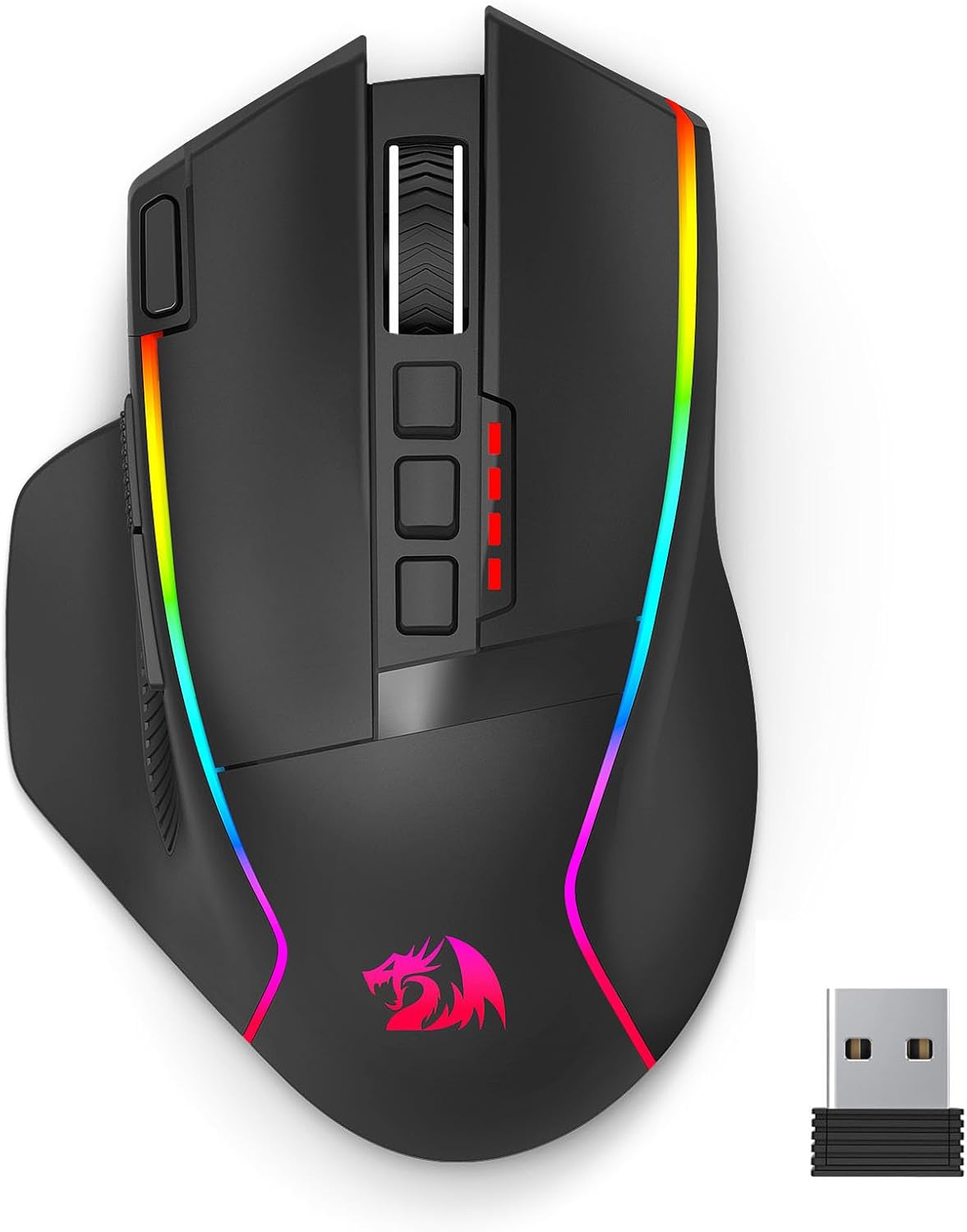 Redragon Gaming Maus Kabellose, 16000 DPI, 2.4G/USB-C