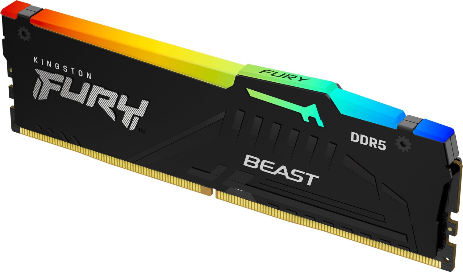 Kingston FURY Beast schwarz UDIMM 16GB, DDR5-6000, CL36-44-44
