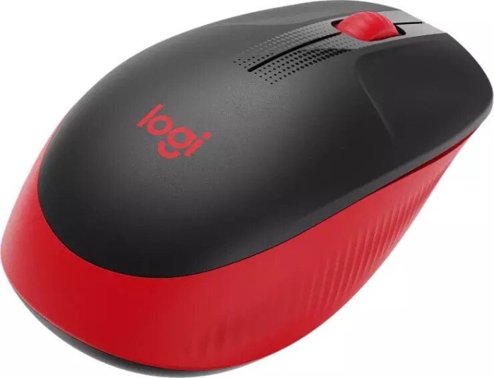 Logitech M190 Wireless Maus rot