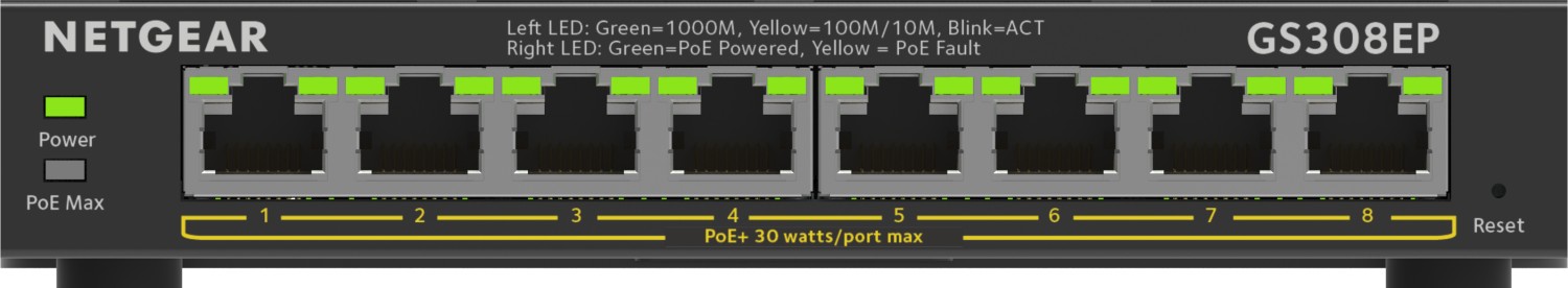 Netgear GS308EP 8-Port PoE Switch
