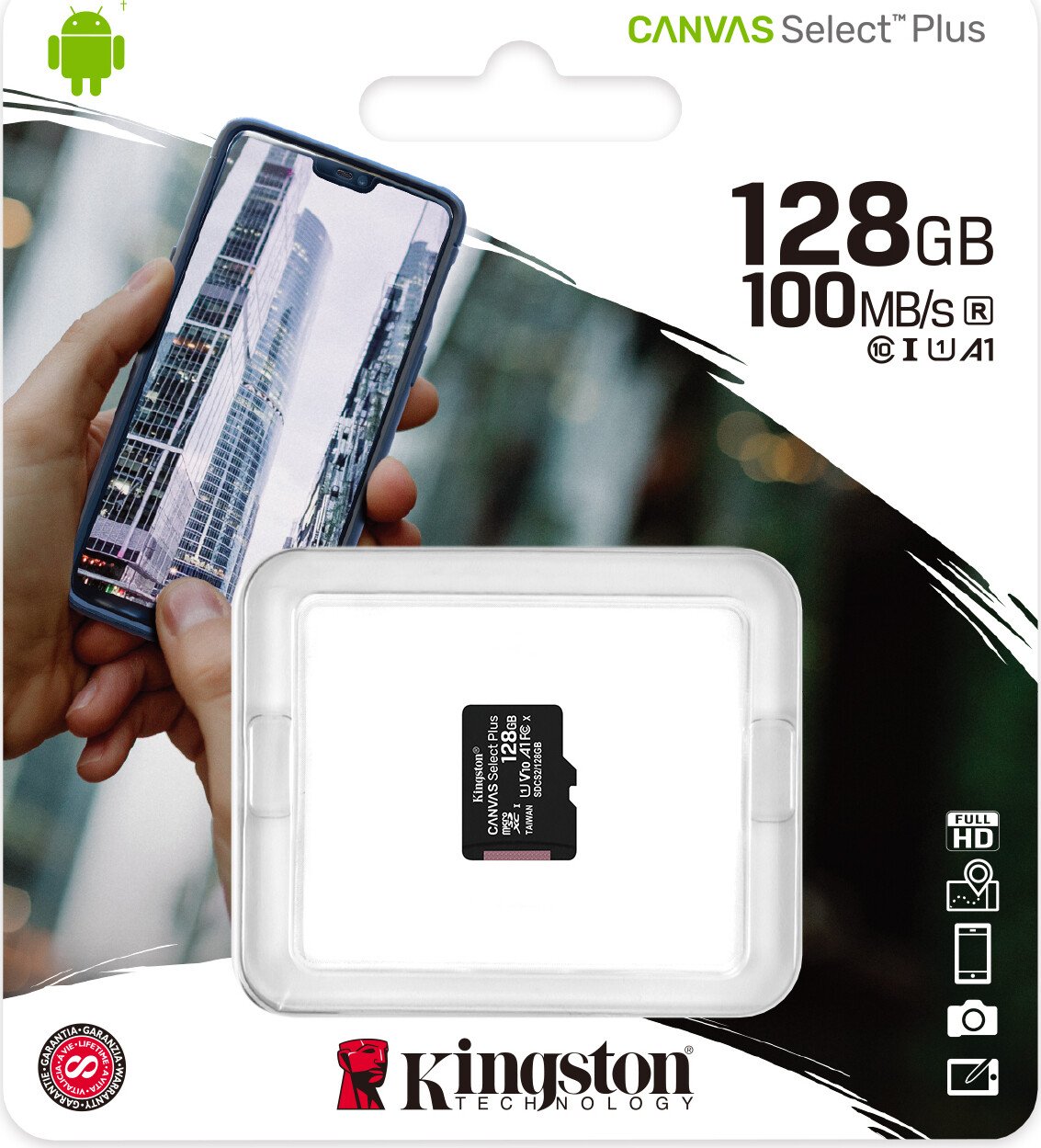 128GB Micro-SD Kingston Canvas Plus