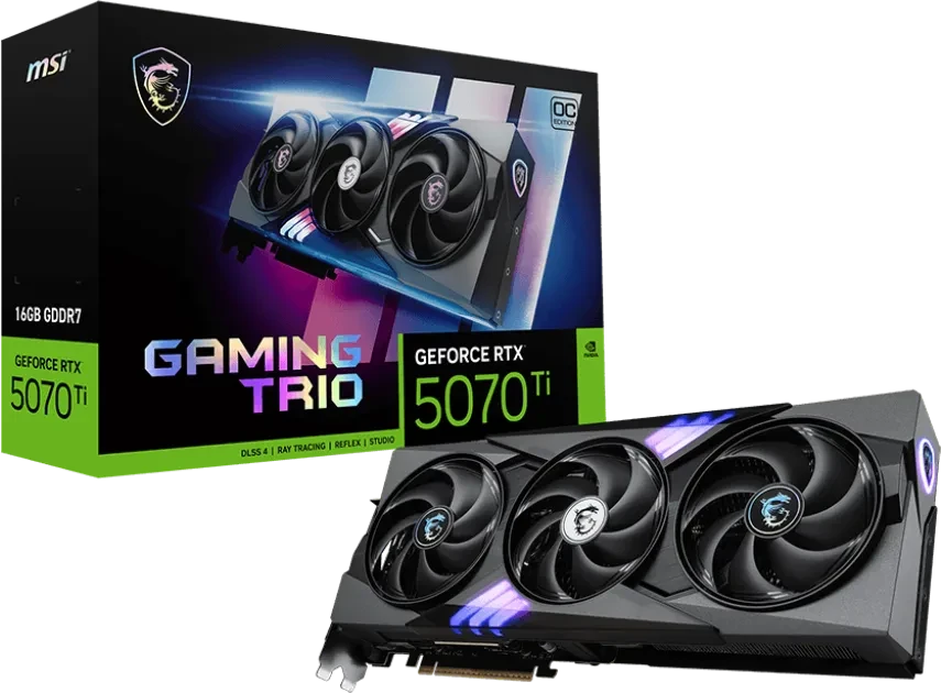 MSI GeForce RTX 5070 Ti 16G Gaming Trio OC